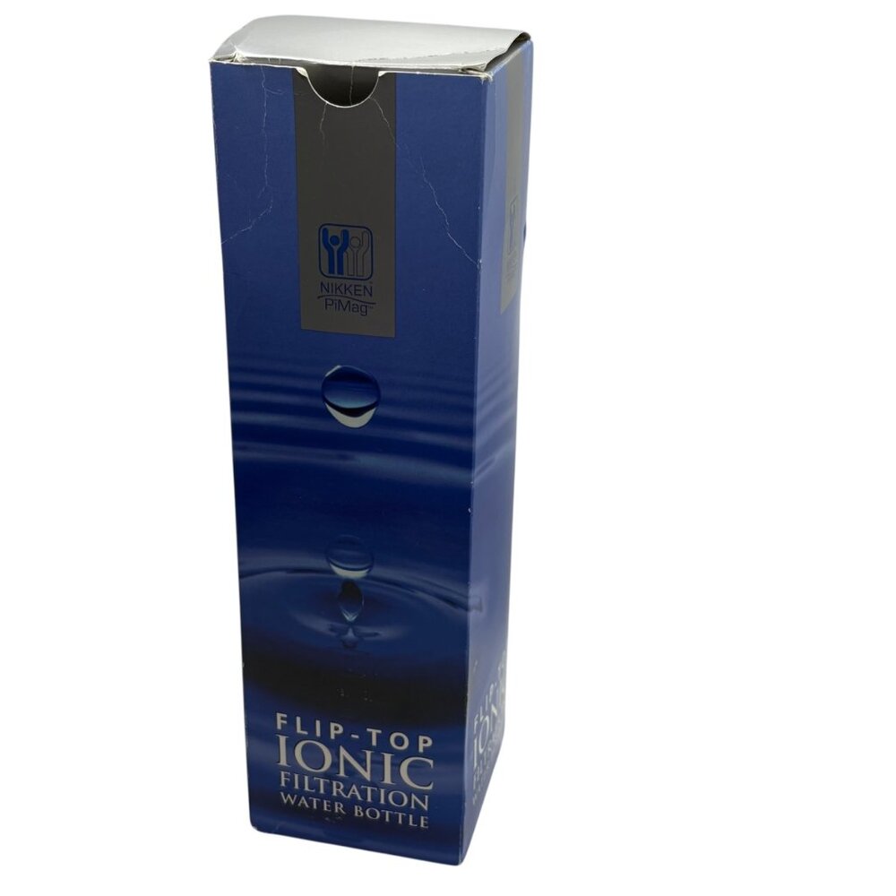 Nikken PiMag Flip-Top Ionic Filtration Water Bottle New